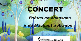 Concert Poètes en chansons "de Machaut à Aragon"