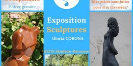 Exposition sculptures Gloria Corona