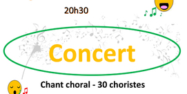 Concert chant choral - 30 choristes