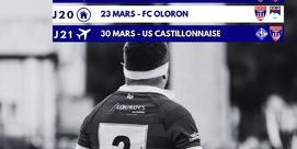 Match FCL Rugby contre le FC Oloron