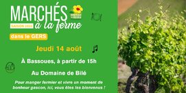 Marché à la Ferme au Domaine de Bilé