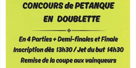 Concours de Pétanque