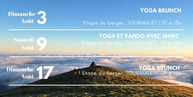 Yoga et rando avec Marc