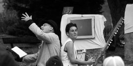 Spectacle théâtral en plein air : "Schrader" par Bruno et Emma Spiesser