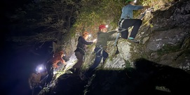 Ice Tyroliennes en parcours de nuit