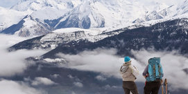 Randonnée raquettes en Val d'Azun